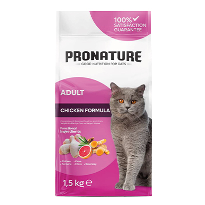 Yetişkin Kedi Maması - Tavuk Etli ve Pirinçli